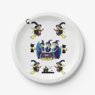 Paper plates Halloween