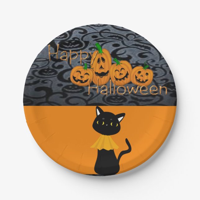 Paper plates Halloween (Front)