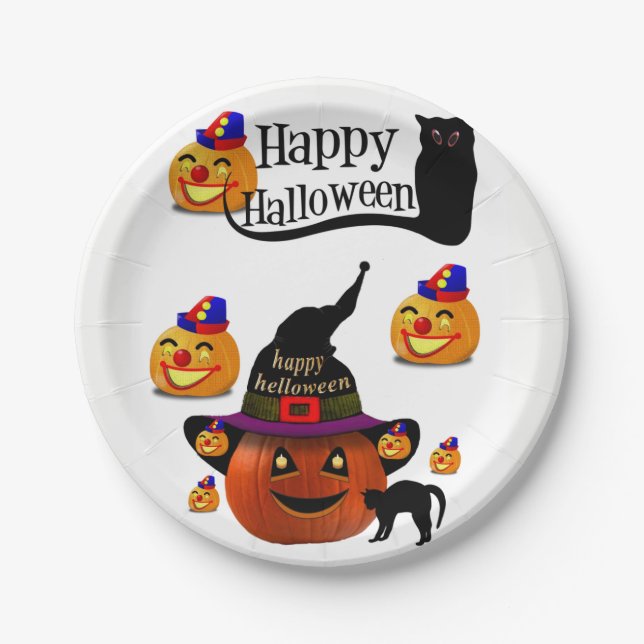 Paper plates Halloween (Front)