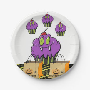 Paper plates Halloween