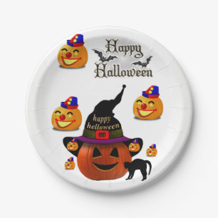 Paper plates Halloween