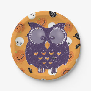 Paper plates Halloween