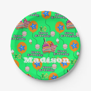 Paper Plates, Happy 10th Birthday #10 Balloons Plates