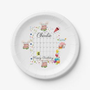 Paper Plates, Happy Birthday February 2022   Plates