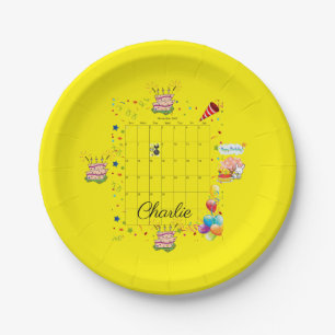 Paper Plates, Happy Birthday November 2022   Plates