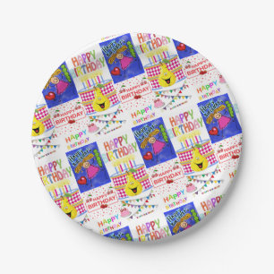 Paper Plates, Happy Birthday Plates