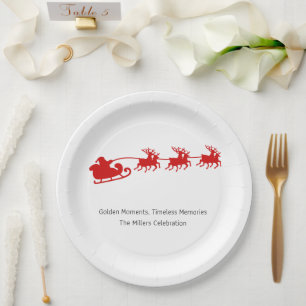 Paper Plates – Holiday Party Table Décor