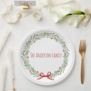 Paper Plates – Holiday  Table Décor Essentials