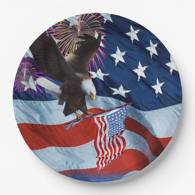 Paper Plates/Independence Day Plates (Front)