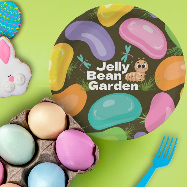 Paper Plates Jelly Bean Garden Easter Party (Creator Uploaded)