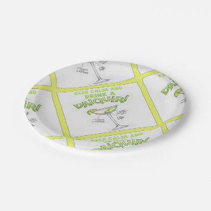 PAPER PLATES - KEEP CALM and DRINK A DAIQUIRI