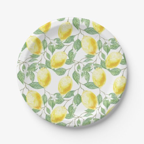 Paper Plates_Lemons Paper Plate