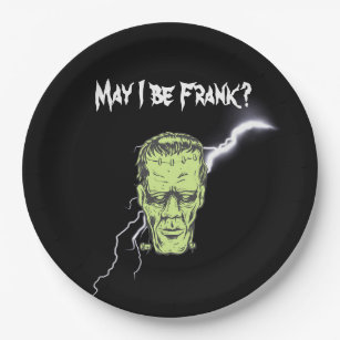 Paper Plates, May I Be Frank, Frankenstein Paper Plates