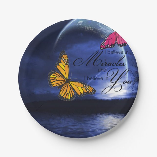 Paper plates Miracles (Front)