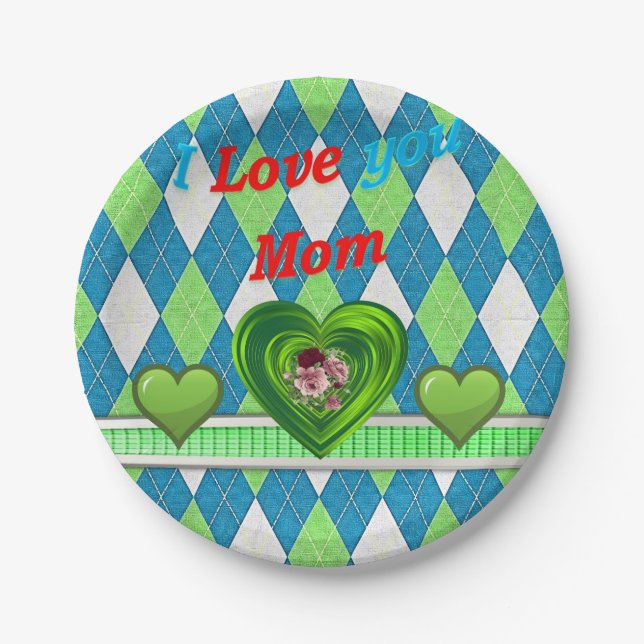 Paper plates Mother's Day (Front)