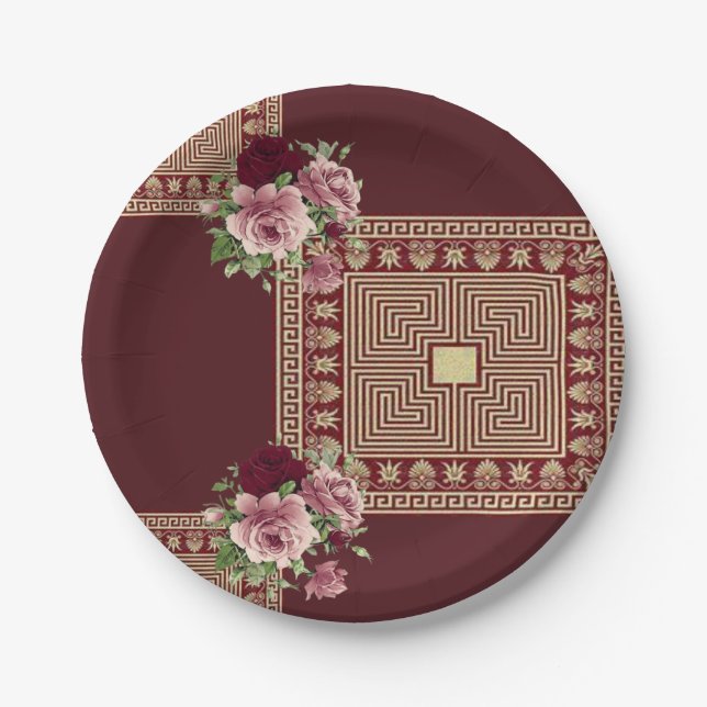 Paper plates Mother's Day (Front)