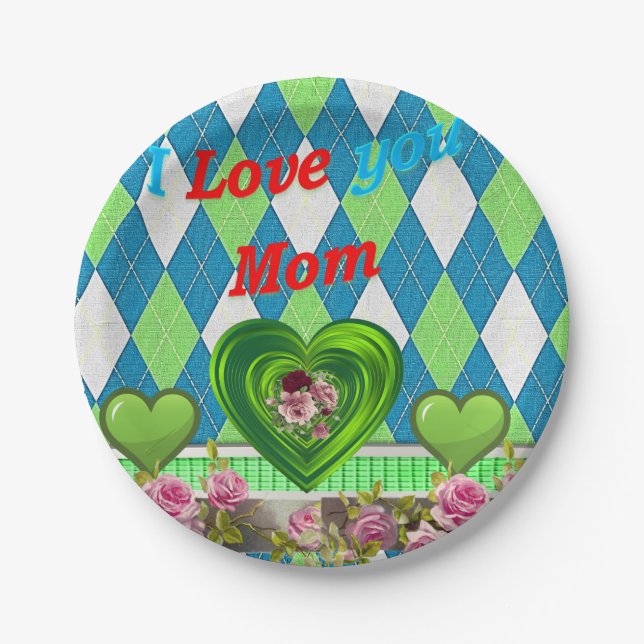 Paper plates Mother's Day (Front)