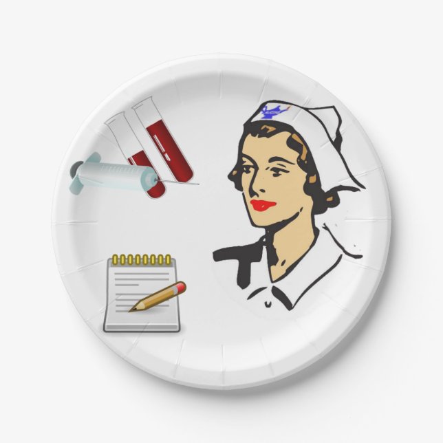 Paper Plates Nurse (Front)