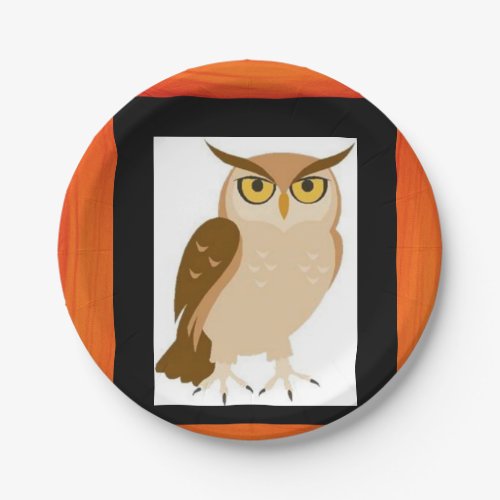 Paper plates Owl