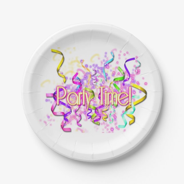 Paper Plates/Party Time Plates (Front)