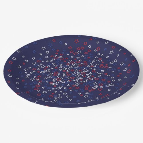 Paper Plates_Patriotic Stars Paper Plates