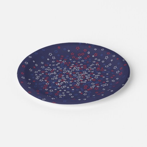 Paper Plates_Patriotic Stars Paper Plates