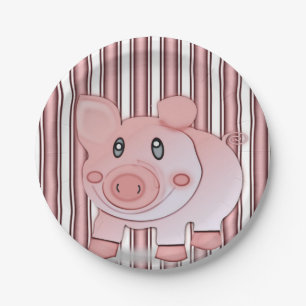 Paper plates Pigs