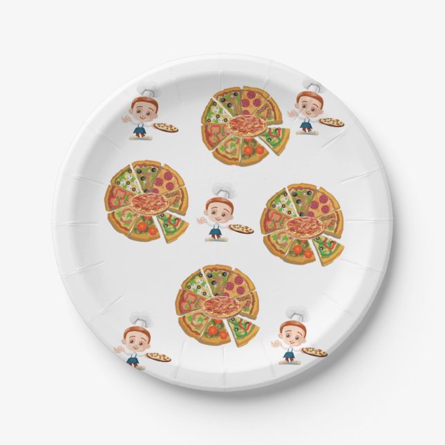 Paper Plates, Pizza Plates (Front)