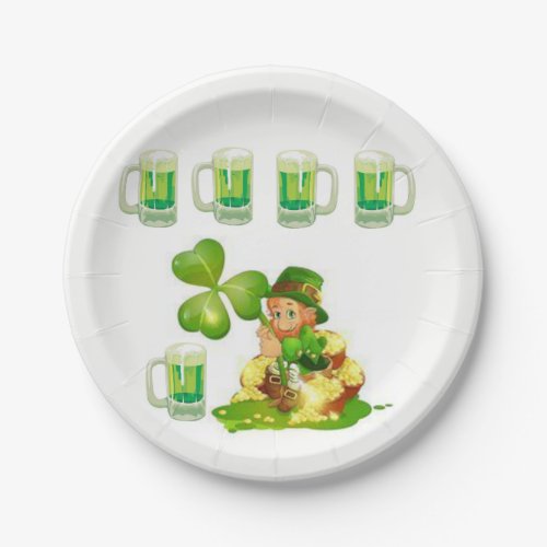 Paper plates St Patricks Day