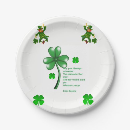 Paper plates St Patricks Day