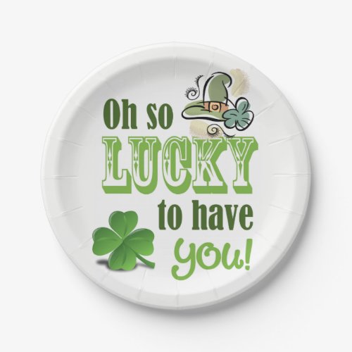 Paper plates St Patricks Day