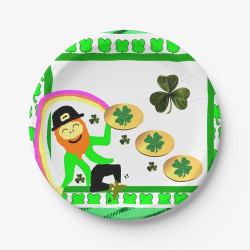 Paper plates St Patricks Day