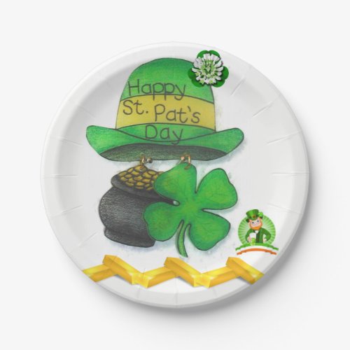 Paper plates St Patricks Day