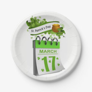 Paper plates St. Patrick's Day