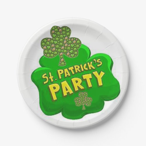 Paper plates St Patricks Day