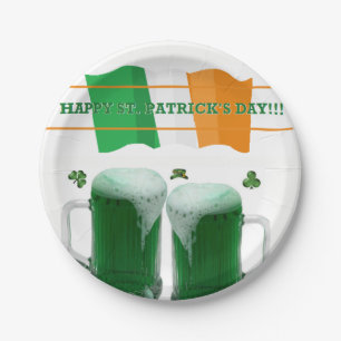 Paper plates St. Patrick's Day