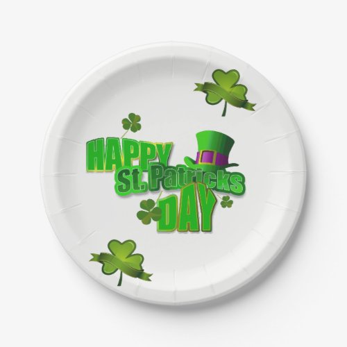 Paper plates St Patricks Day