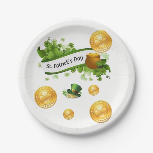 Paper plates St Patricks Day