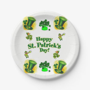 Paper plates St. Patrick's Day