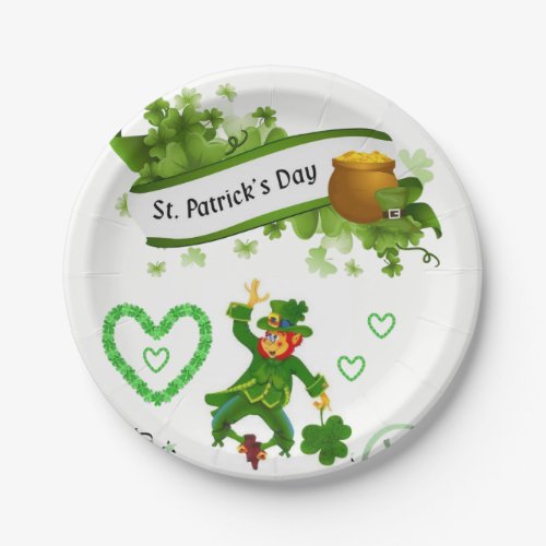 Paper plates St Patricks Day