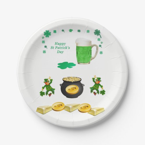 Paper plates St Patricks Day