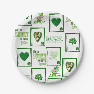 Paper plates St. Patrick's Day