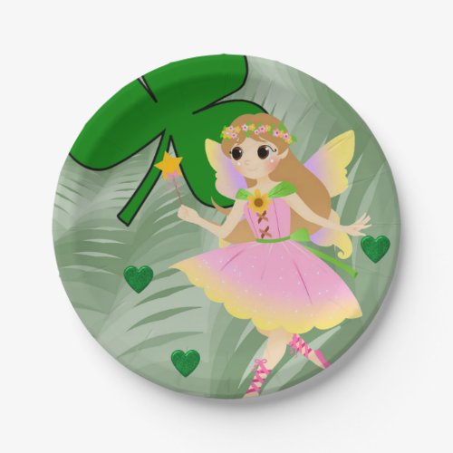 Paper plates St Patricks Day Fairy