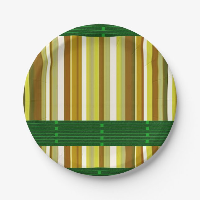 Paper plates Stripe (Front)