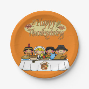 Paper plates Thanksgiving