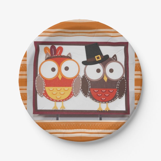 Paper plates Thanksgiving (Front)