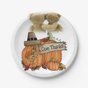 Paper plates Thanksgiving