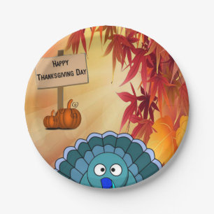 Paper plates Thanksgiving