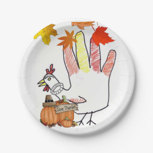 Paper plates Thanksgiving