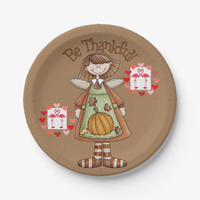 Paper plates Thanksgiving (Front)